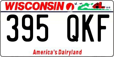 WI license plate 395QKF