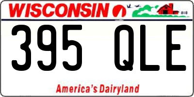 WI license plate 395QLE