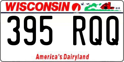 WI license plate 395RQQ