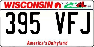 WI license plate 395VFJ