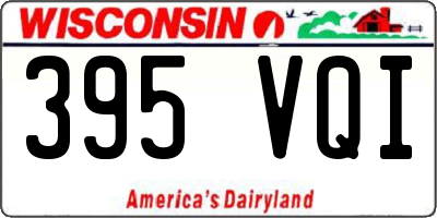 WI license plate 395VQI