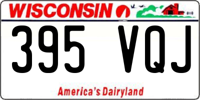 WI license plate 395VQJ