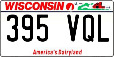 WI license plate 395VQL