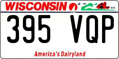 WI license plate 395VQP