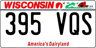 WI license plate 395VQS