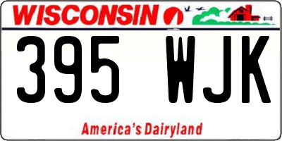 WI license plate 395WJK