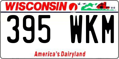WI license plate 395WKM