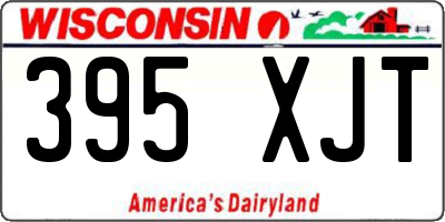 WI license plate 395XJT