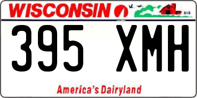 WI license plate 395XMH