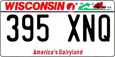WI license plate 395XNQ