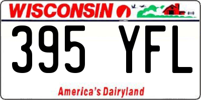 WI license plate 395YFL