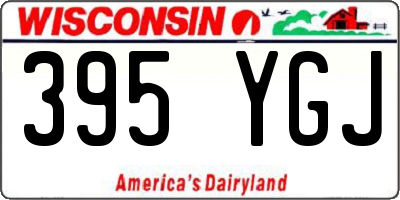 WI license plate 395YGJ
