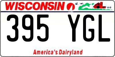 WI license plate 395YGL