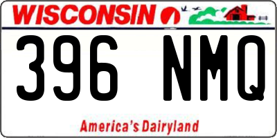 WI license plate 396NMQ