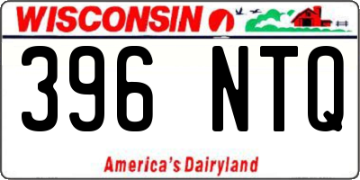 WI license plate 396NTQ