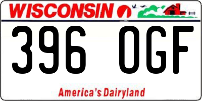 WI license plate 396OGF