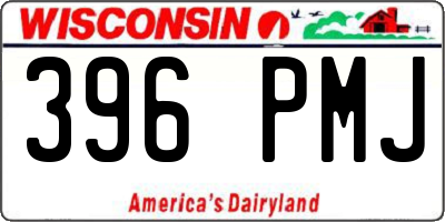 WI license plate 396PMJ