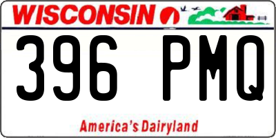 WI license plate 396PMQ