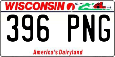 WI license plate 396PNG