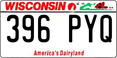 WI license plate 396PYQ
