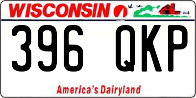 WI license plate 396QKP