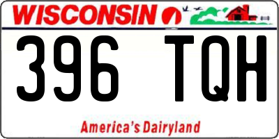 WI license plate 396TQH