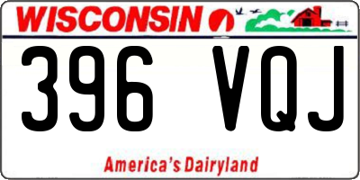 WI license plate 396VQJ