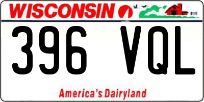 WI license plate 396VQL