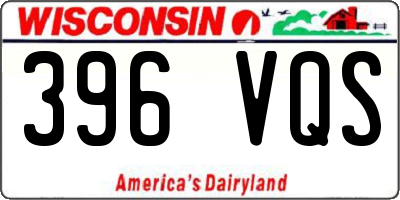 WI license plate 396VQS