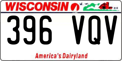 WI license plate 396VQV
