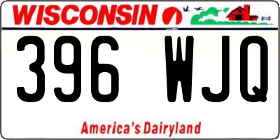 WI license plate 396WJQ