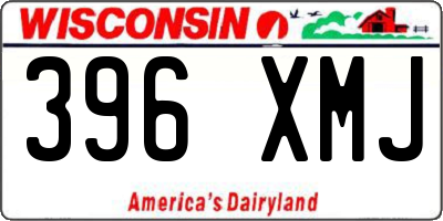 WI license plate 396XMJ