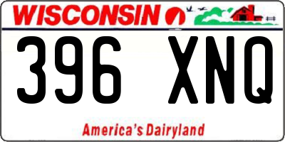 WI license plate 396XNQ