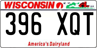 WI license plate 396XQT