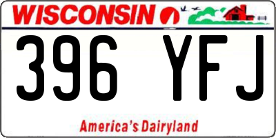 WI license plate 396YFJ