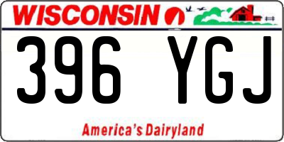 WI license plate 396YGJ