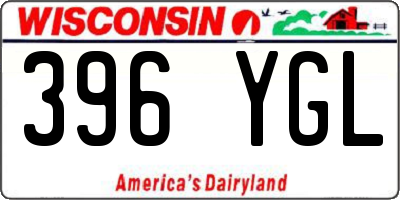 WI license plate 396YGL
