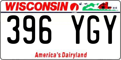 WI license plate 396YGY
