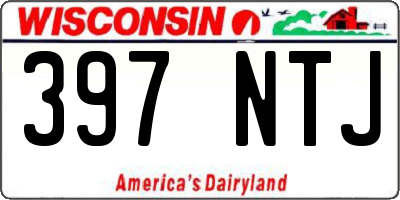 WI license plate 397NTJ