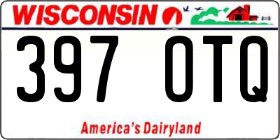 WI license plate 397OTQ