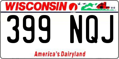 WI license plate 399NQJ