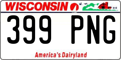 WI license plate 399PNG