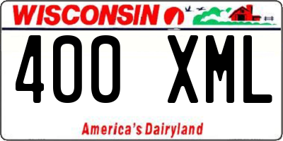 WI license plate 400XML