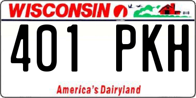 WI license plate 401PKH