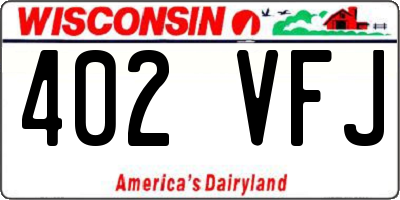 WI license plate 402VFJ