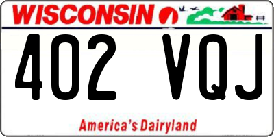 WI license plate 402VQJ