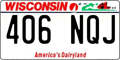 WI license plate 406NQJ