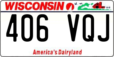 WI license plate 406VQJ