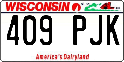 WI license plate 409PJK