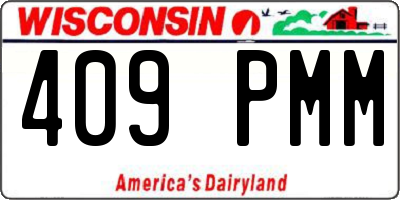 WI license plate 409PMM